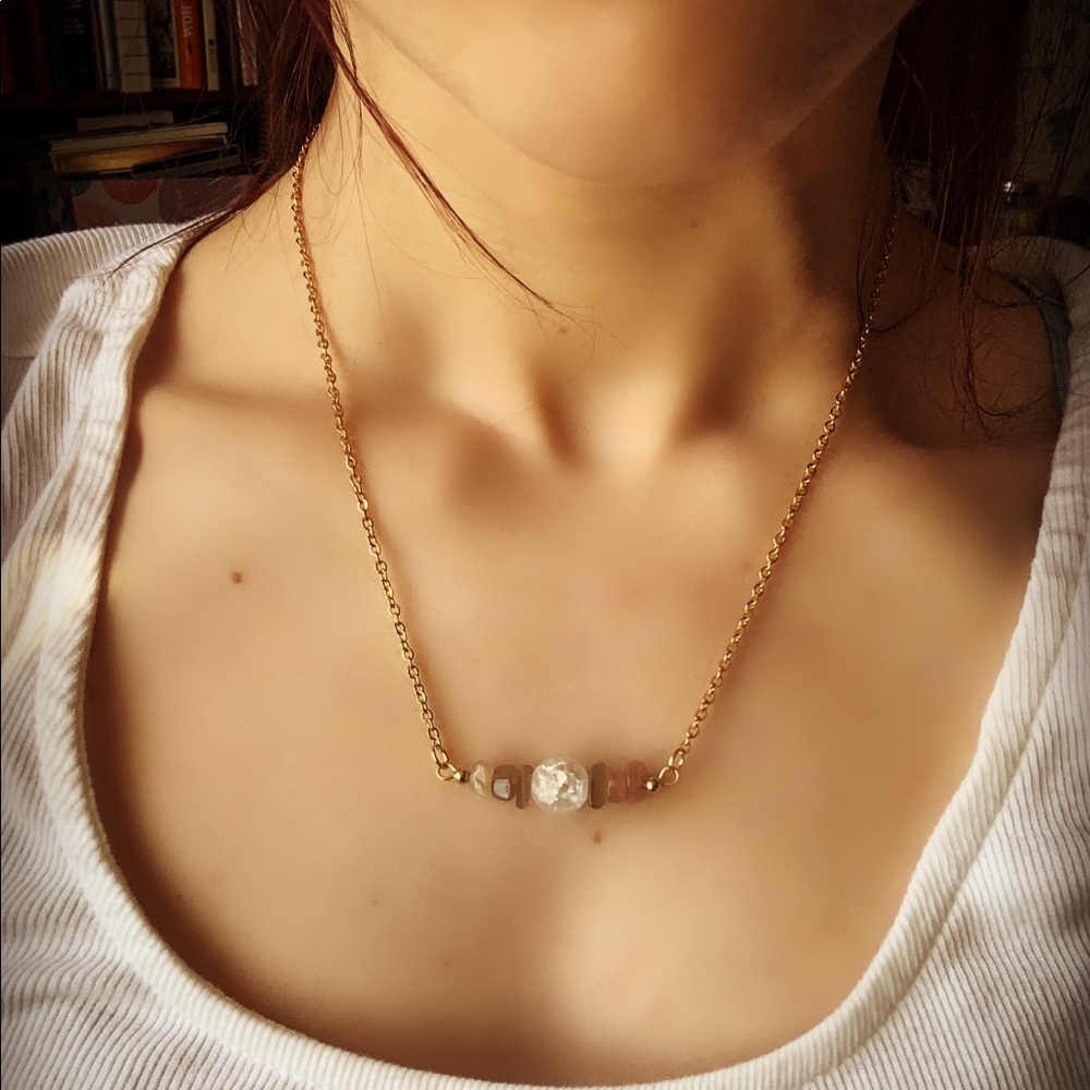Moonstone necklace